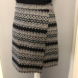 LOFT tribal mini skirt